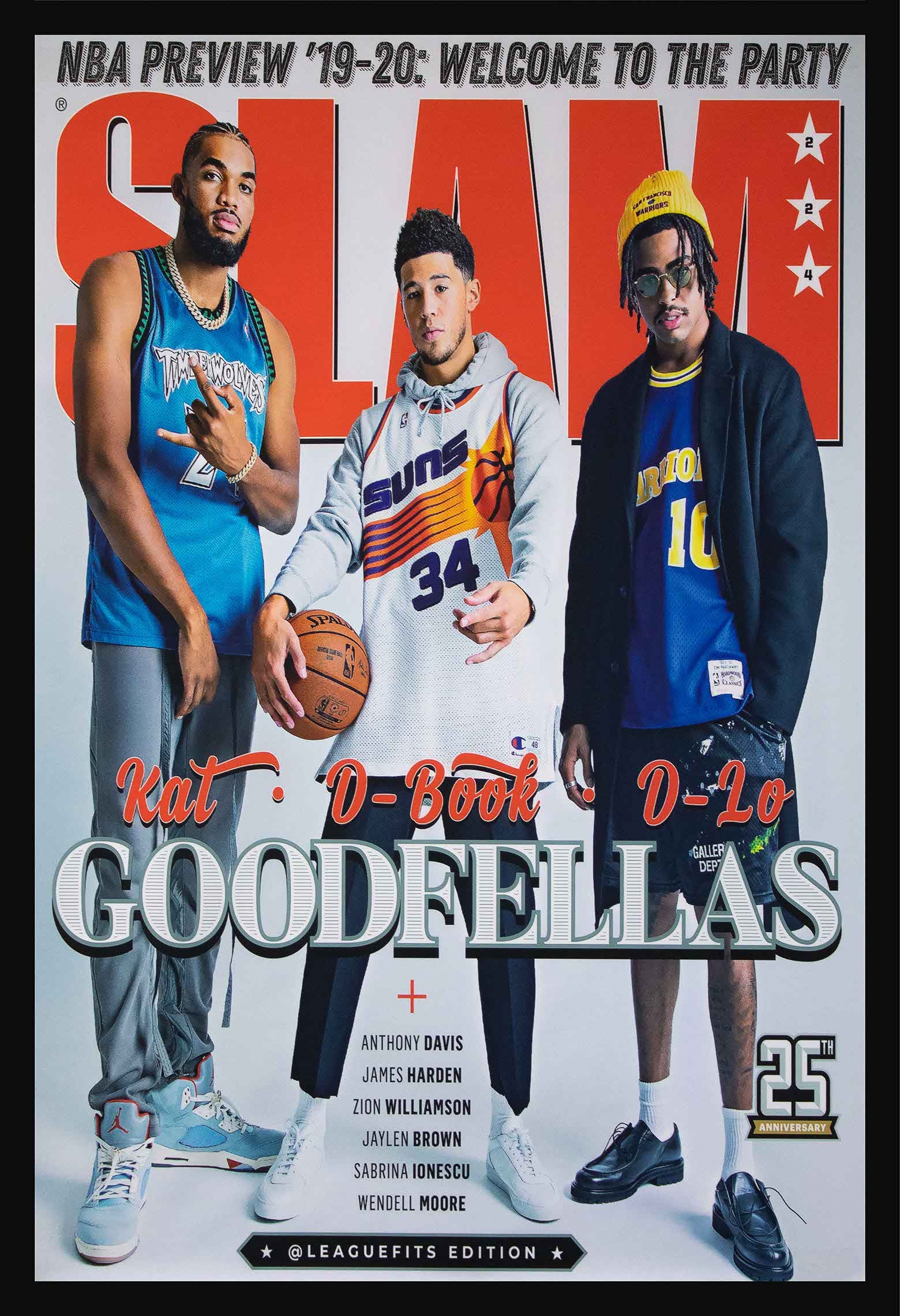 19'-20' NBA Magazine Cover Poster