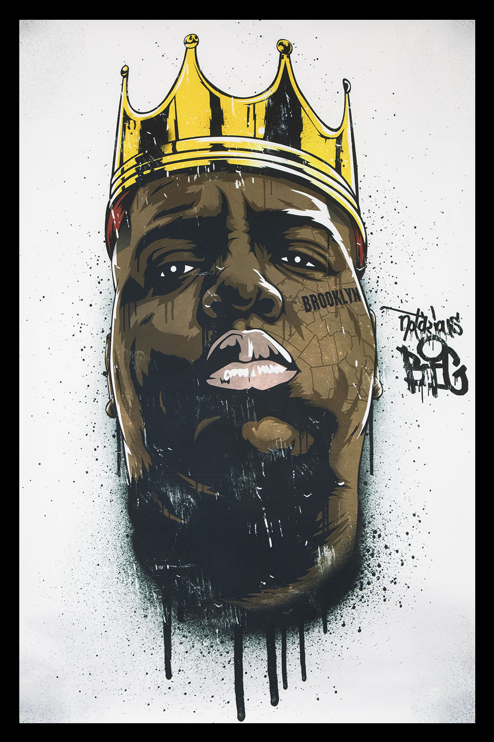 The Notorious B.I.G Illustration Poster