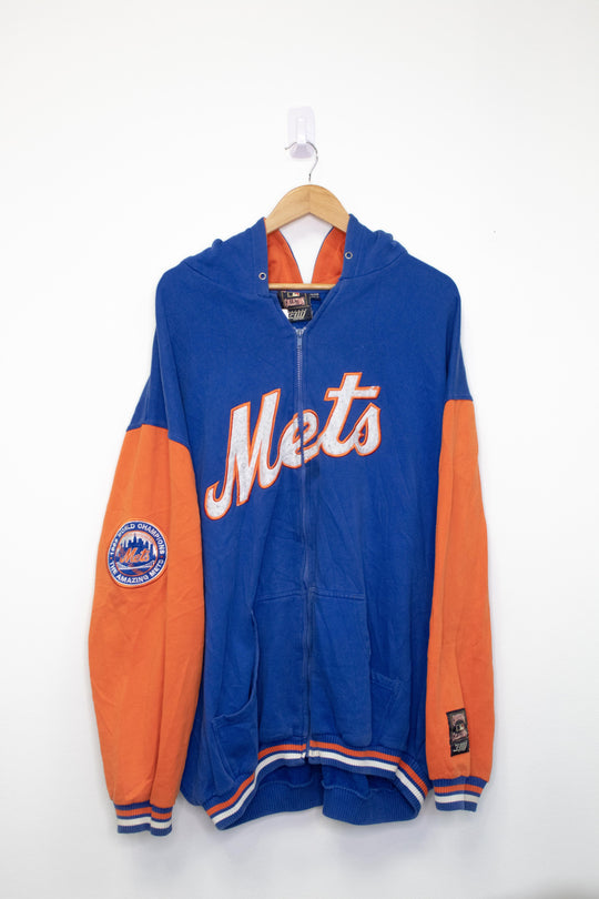 Majestic MLB New York Mets Youth Jersey Size XL Blue - Depop