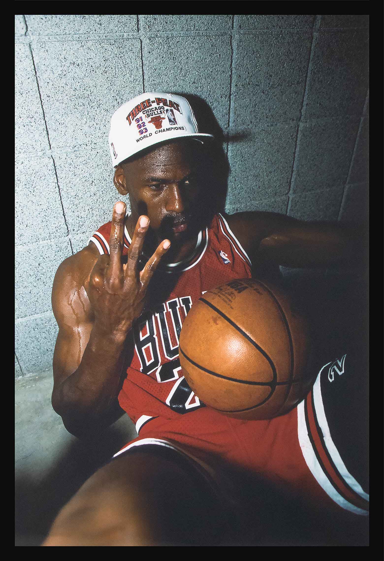Michael Jordan Three-Peat Poster